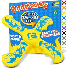 Kids Beach Toys & Beach Games - Ultimate Beach Boomerangs til strande - Sjov påske kurvstapere til drenge og piger - PlayDates Sand Toys Soft Far