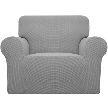 Easy-going Stretch chair Sofa Slipcover 1-Piece couch Sofa cover Furniture Protector Soft with Elastic Bottom for Kids, Pet Spandex Jacquard Fabric S
