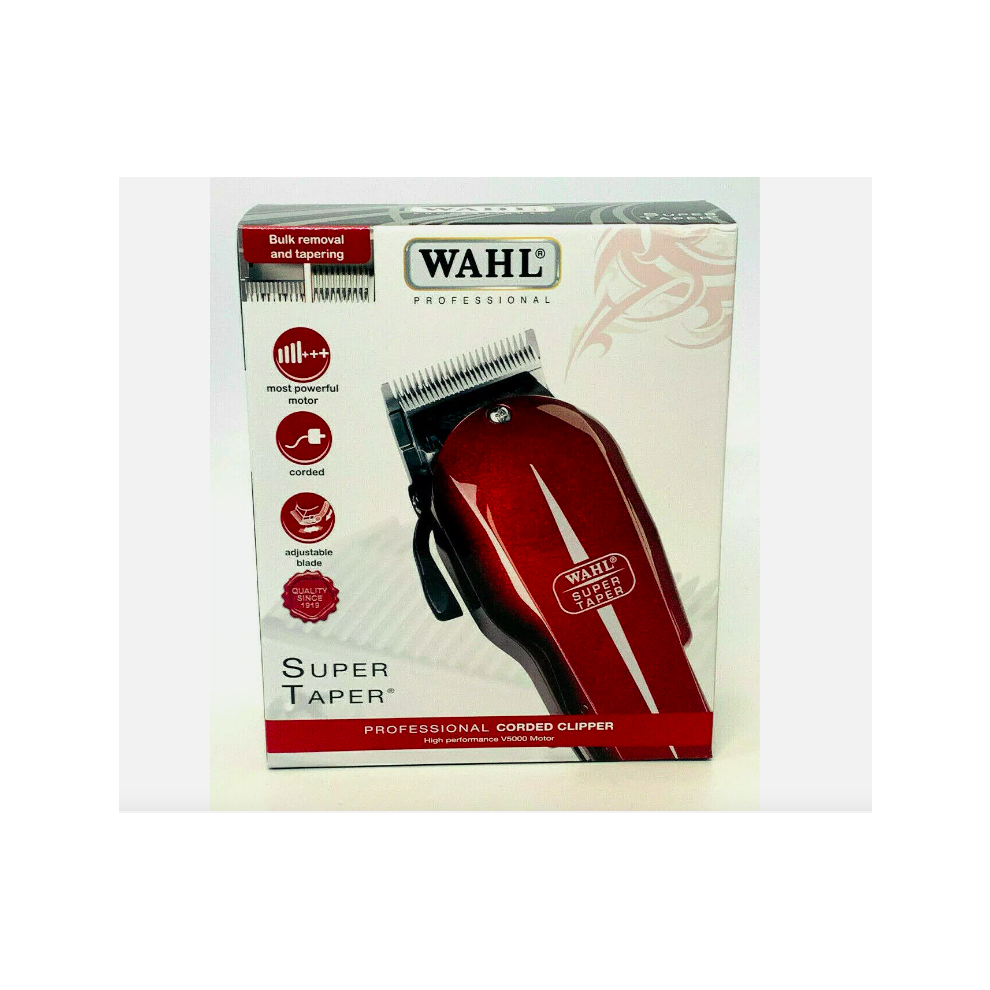 Wahl 5 Star Series Super Taper Red- Next Day Free Delivery