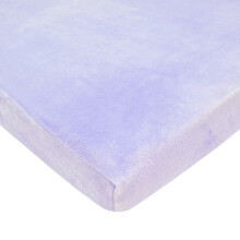 American Baby Company Heavenly Soft Chenille Fitted Mini Crib Sheet 24" x 38", Lavendel