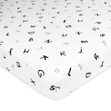 American Baby Company 100% Natuurlijk Katoen Fitted Mini Crib Sheet 38" x 24"