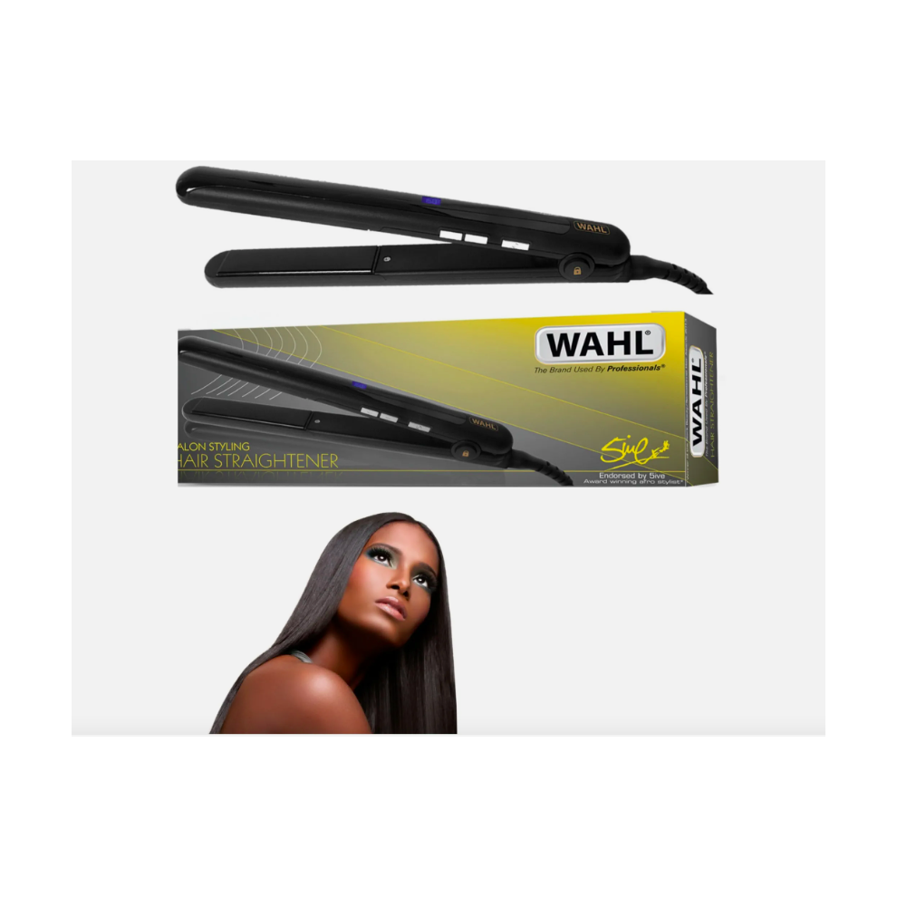 Wahl ZX866 Afro Hair Straightener - Black- Next Day Free Delivery