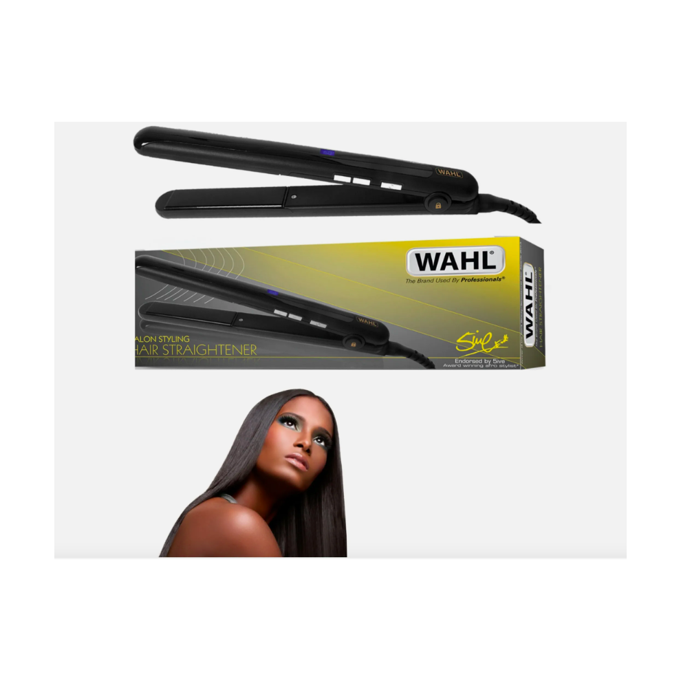 Wahl ZX866 Afro Hair Straightener - Black-