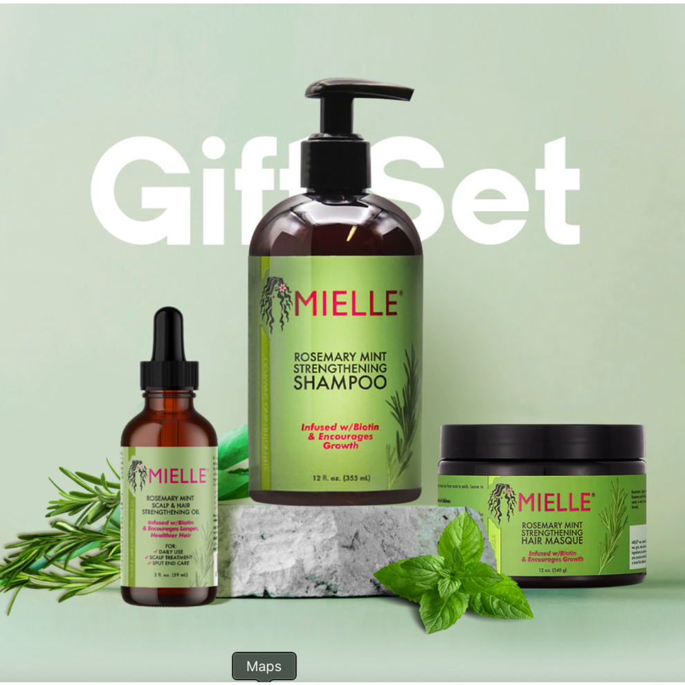 Mielle Rosemary Mint Hair Care Gift Set