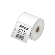 Ecotherm 4x4 -l   mp   tarrat - 700 paperitarraa rullassa - 6 rullaa - sopii Zebra LP2844 GC420 GK420 GX430 ZD220 ZD420 ZD500 ZD620 ZP-500 GT800 -suo