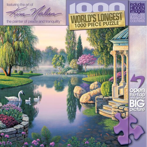 Puzzle Jumbo Secret Garden MasterPieces, 1000 pièces