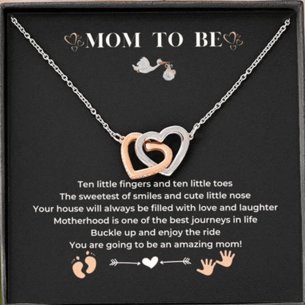 LOTUS-A Mom to Be Gift - Sterling Silver Necklace Pregnancy Gifts for First Time Moms New Mom Gifts for Women Pregnant Mom Gifts First Time Mom Expec