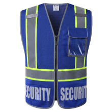 Colete de Segurança HATAUNKI para Homens e Mulheres, Refletivo, 5 Bolsos, Zíper Frontal, Alta Visibilidade