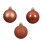 30 Orange Baubles Christmas Tree Decorations Spiced Pumpkin Hanging 5