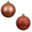 48 Spiced Pumpkin Orange Baubles Christmas Tree Decorations Tree 6cm 5
