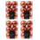 48 Spiced Pumpkin Orange Baubles Christmas Tree Decorations Tree 6cm 2