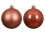48 Spiced Pumpkin Orange Baubles Christmas Tree Decorations Tree 6cm 4