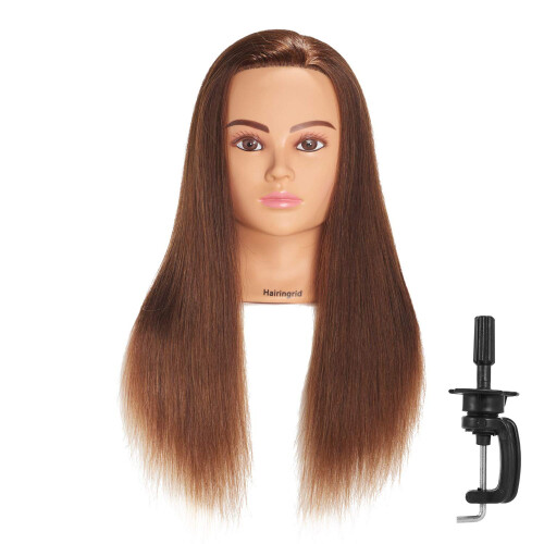 Hairingrid Κεφάλι Μανεκέν 24"-26" 100% Ανθρώπινα Μαλλιά για Εκπαίδευση