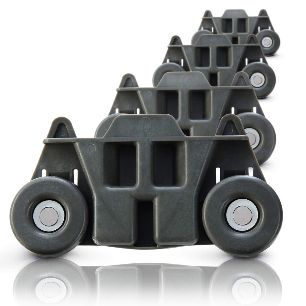 Ulepszone W10195416V (Paczki 4) Zmywarka Dolna Dolna Klka Metalowe Czesci Walka Wysokosc 2,83 In Whirlpool Kenmore Maytag Wheels Do Zmywarki Do-image