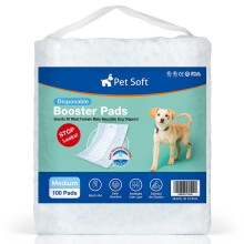 Bl?de hundebleer til k?ledyr - Engangsble-puder til hunde til han- og hunhunde passer til de fleste hundevikler og maveb?nd opgraderet (bl? M-100