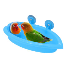 Wontee Bird frdodoboz tkrrel, hordozhat papagj akaszts frdoszobai frdokd kismadarak tiszttszerek szmra