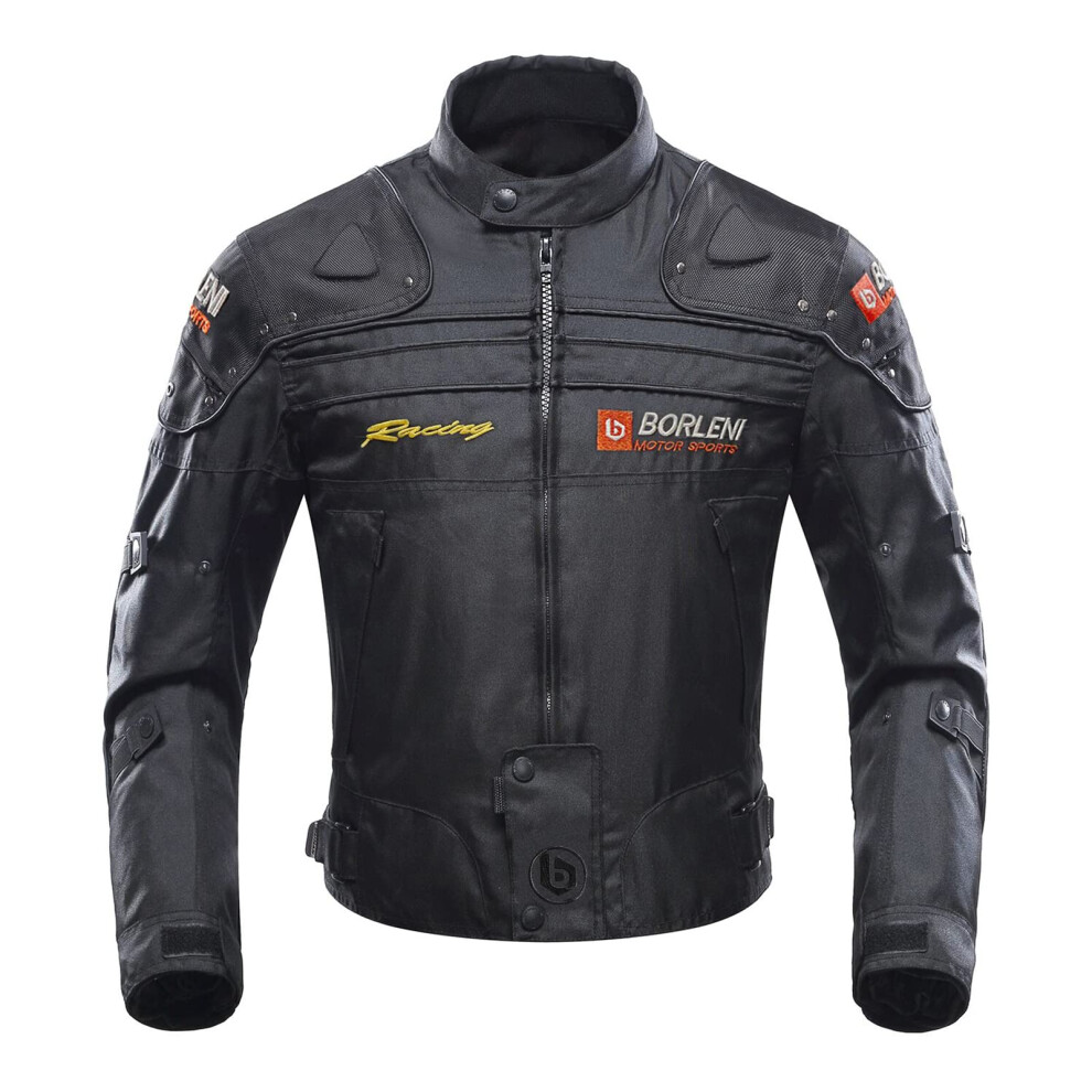 Borleni Motorcycle Jacket Motorbike Riding Jacket Windproof Motorcycle Full Body Protective Gear Armor 8011574193151