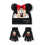 Disney Disney Beanie and Gloves Set (Girls Multicoloured) 1