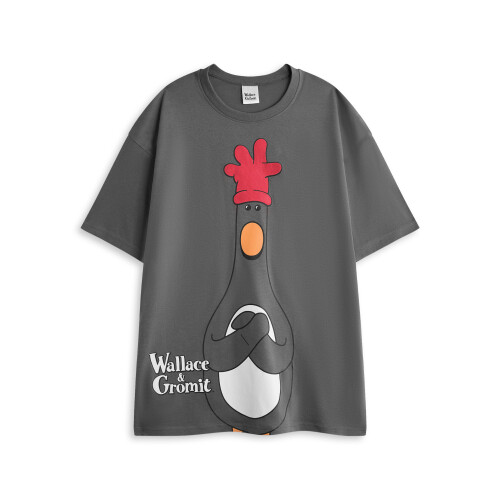 (Medium) Wallace And Gromit Short Sleeve Long Leg Pyjama Set (Mens Multicoloured) 2