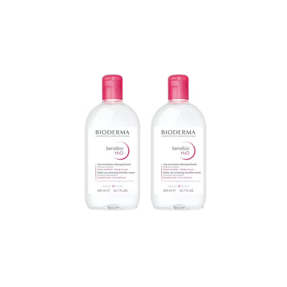 Bioderma Sensibio Micellar Water 500ml Dual Pack