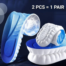 (navy, 39-40(250mm)) Ultra Comfort 4D Massage Shoe Insoles Say Goodbye to Foot Pain