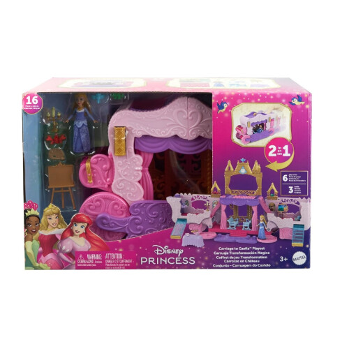 Mattel Disney Prinsesse Små Dukker Vogn Til Slot 2