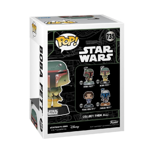 Funko Funko Pop Star Wars Boba Fett Figure 735 2