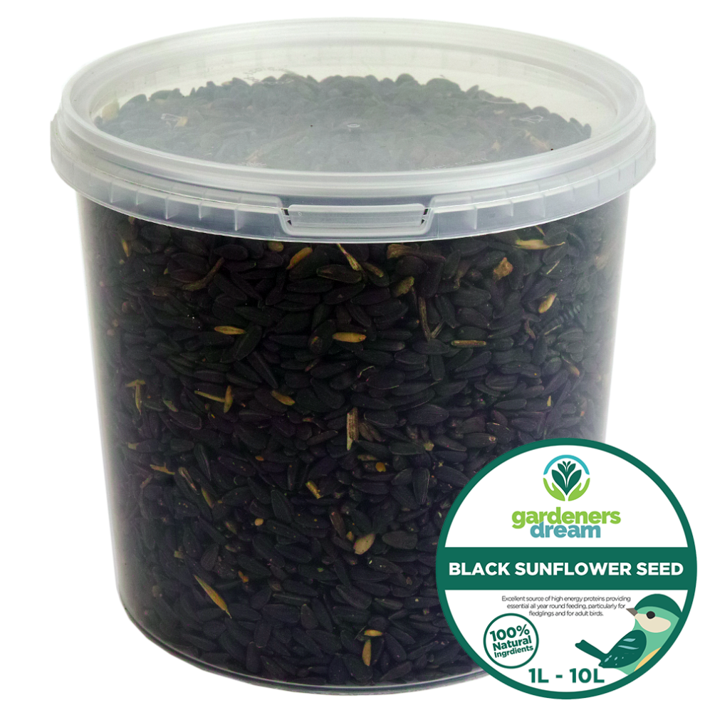 Gardeners Dream Gardenersdream Oil Sunflower Seeds - Oil Rich Feed Wild Garden Bird Food Black