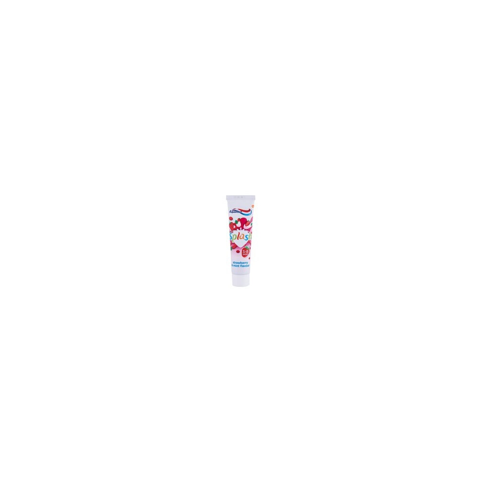 Aquafresh - Splash Strawberry Toothpaste - Strawberry and mint flavored toothpaste for children 50ml