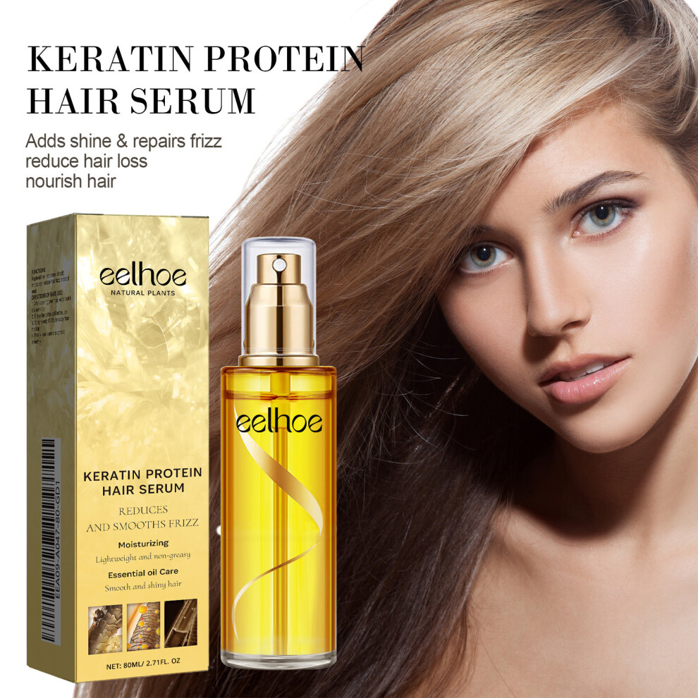 Hydrating Eelhoe Keratin Hair Treatment Spray For Smooth Frizz Control And Shine