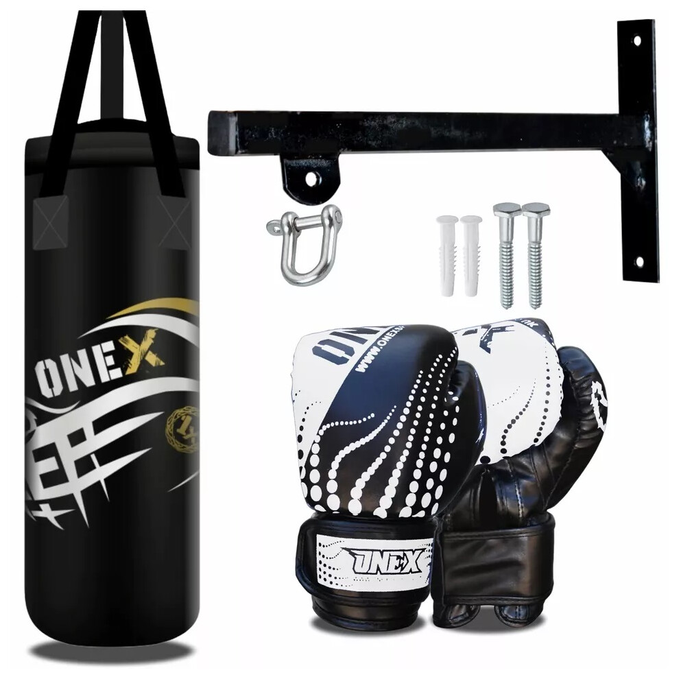 2ft Boxing Bag Kids Filled Punching Kickboxing Hanging Training Set