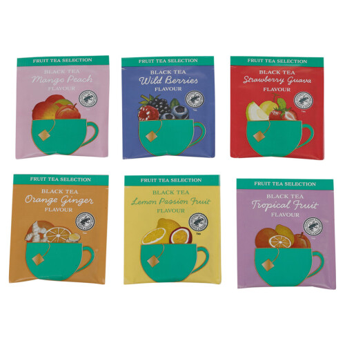 URBN Living Hexagon Tea Box with 60 Fruit Flavoured Breakfast Tea Bags 2