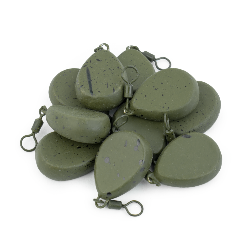 (40g Lead Fishing Weight) KCT Flat Pear Lead Fishing Weights