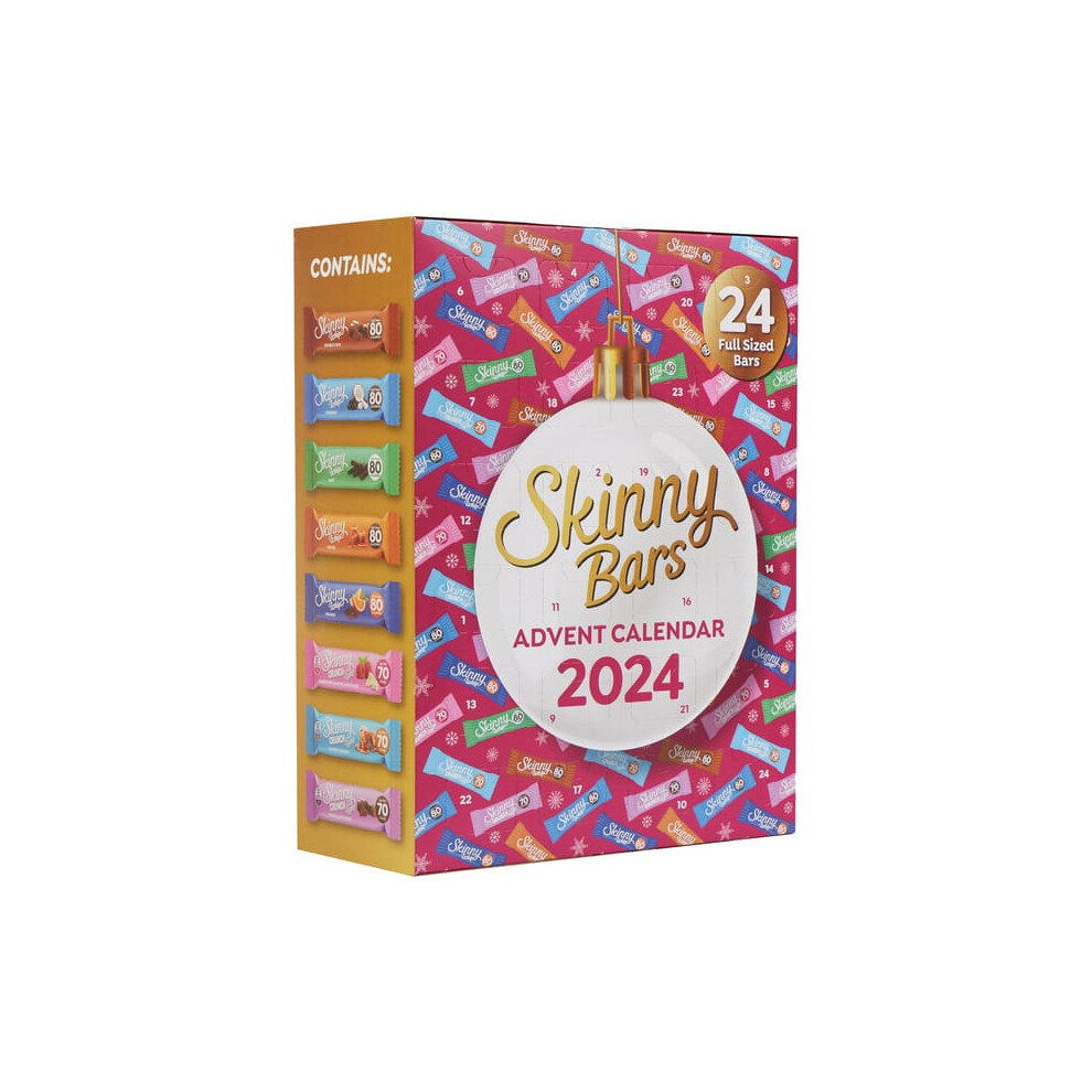 Skinny Bars Advent Calendar unique&exciting way to count down the days