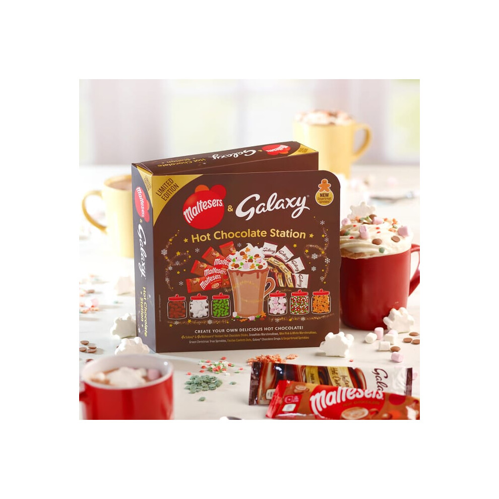 Malteser's & Galaxy Hot Chocolate Station own delicious hot chocolate