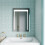 Balterley Rectangular LED Illuminated Touch Sensor Mirror with Demister, 700mm x 500mm - Chrome 1