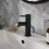 Balterley Round Mono Basin Mixer Tap & Push Button Waste - Matt Black - Balterley 4