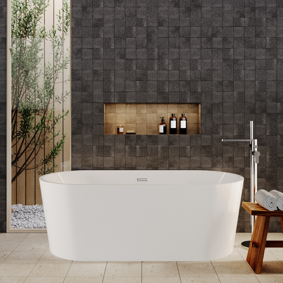 Contemporary Rounded Rectangular Freestanding Bath from Balterley - 1700mm x 780mm