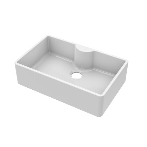 Balterley 795mm - Single Bowl Butler Kitchen Sink - with Tap Ledge 2