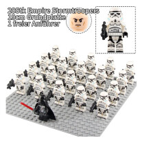 (Star Wars-C) 21PCS Star Wars 501st Clone Troopers Rex Minifigures Kids Toy Set Fit Lego (Excludes base)