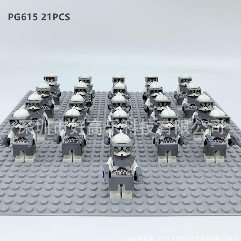 Photos - Action Figures / Transformers (Star Wars-N) 21PCS Star Wars 501st Clone Troopers Rex Minifigures Kids Toy Set Fit Lego (Excludes base)