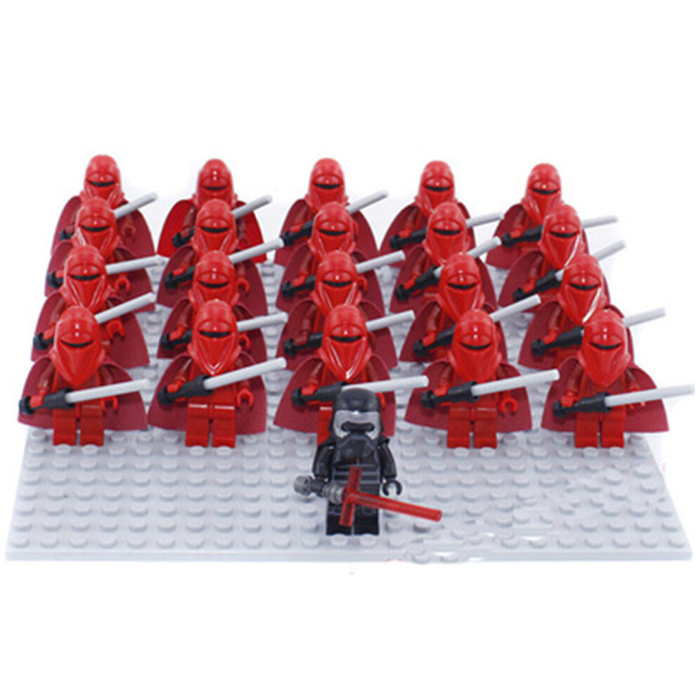 (Star Wars-O) 21PCS Star Wars 501st Clone Troopers Rex Minifigures Kids Toy Set Fit Lego (Excludes base)