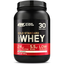 (Unflavoured) Optimum Nutrition Gold Standard 100% Whey Muscle Building and Recovery Protein Powder With Naturally Occurring Glutamine and BCAA Amino Acids