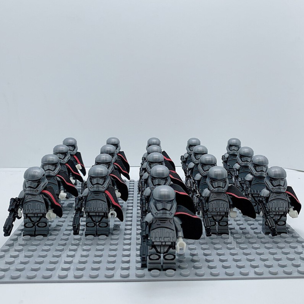 Bonxaif (Star Wars-W) 21Pcs Star Wars 501St Clone Troopers Rex Minifigures Kids Toy Set Fit Lego (Excludes Base)