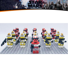 (Star Wars-9) 21PCS Star Wars 501st Clone Troopers Rex Minifigures Kids Toy Set Fit Lego (Excludes base)