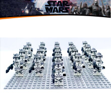 (Star Wars-15) 21PCS Star Wars 501st Clone Troopers Rex Minifigures Kids Toy Set Fit Lego (Excludes base)