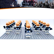 (Star Wars-19) 21PCS Star Wars 501st Clone Troopers Rex Minifigures Kids Toy Set Fit Lego (Excludes base)