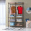 Timber Art Design UK Riviera Oak Open Wardrobe Modern Bedroom Storage Unit 1