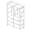 Timber Art Design UK Riviera Oak Open Wardrobe Modern Bedroom Storage Unit 8