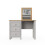 Timber Art Design UK Grey Dressing Table with 3 Drawers Stylish Bedroom Vanity Unit 2
